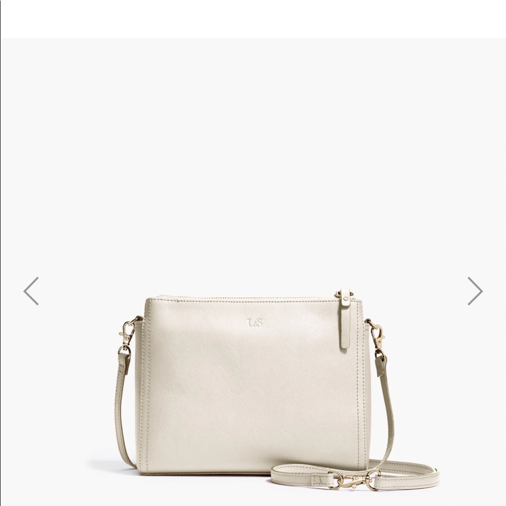 lo & sons • the pearl crossbody bag (white)
